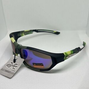 X-Loop Camouflage Mirrored Mens Sunglasses